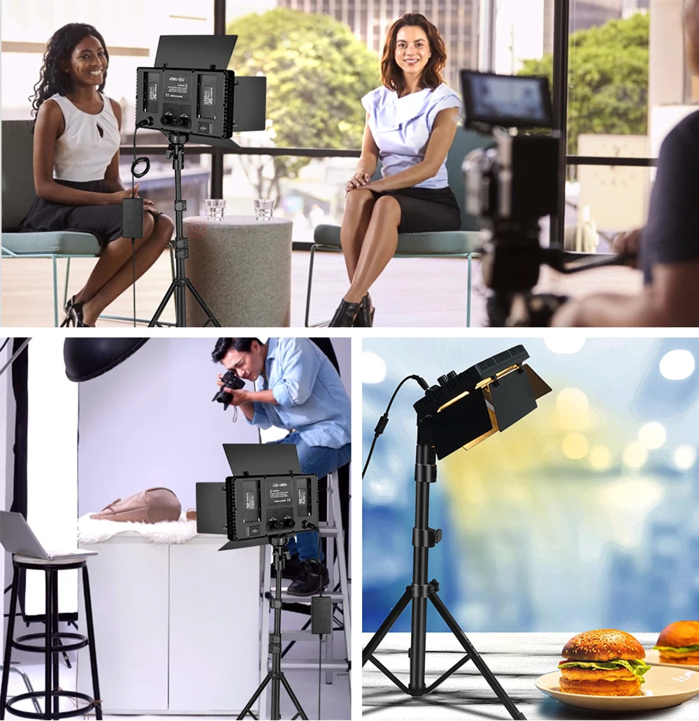 Nagnahz U800 LED Photo Studio Light for Tiktok Youbute Game Live Video Lighting Portable Video Recording Photography Panel Lamp - Afford Today