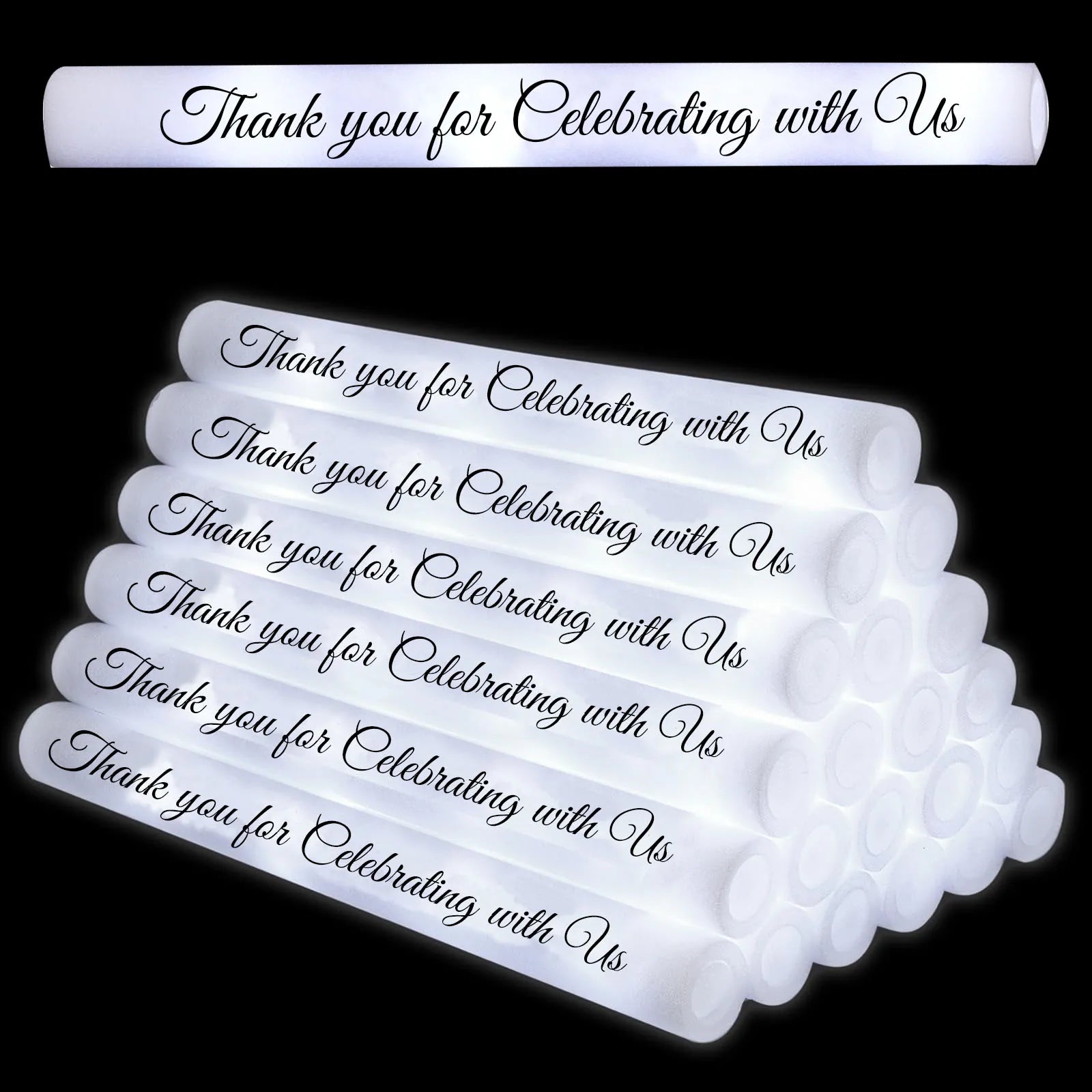50-200Pcs Led Foam Wedding Glow Sticks - Afford Today