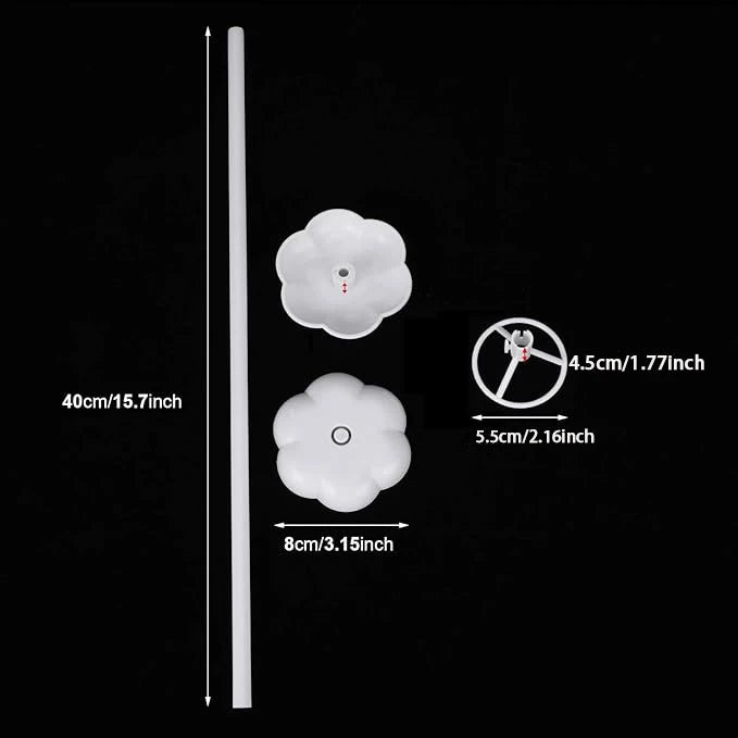 10 Plum Blossom Base Balloon Support Rod - Afford Today