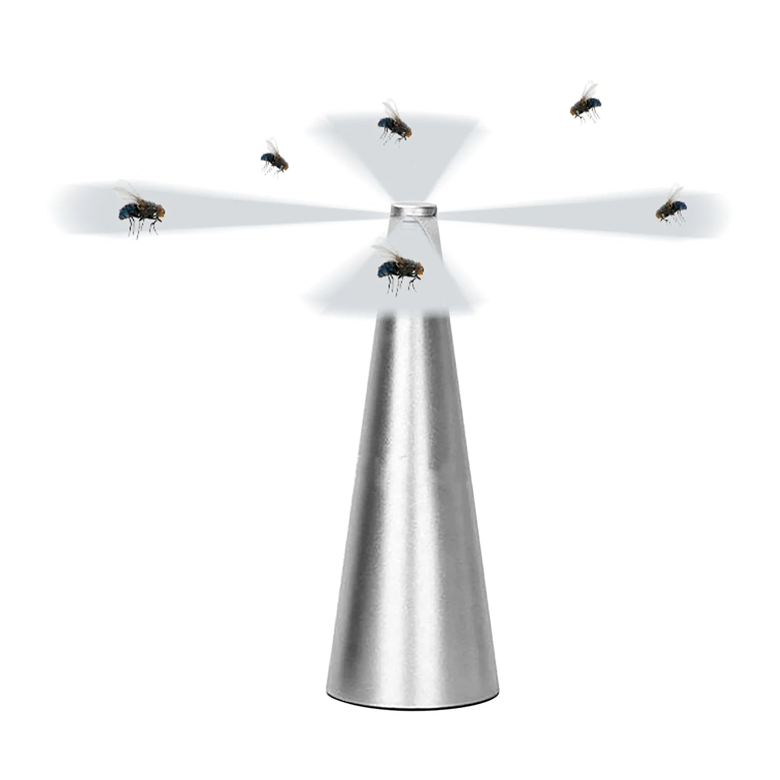 3 Pack Food Fans for Tables, Indoor Outdoor Food Fan, Portable Battery Powered Fan for Home Restaurant Party Picnic Patio (Silver)