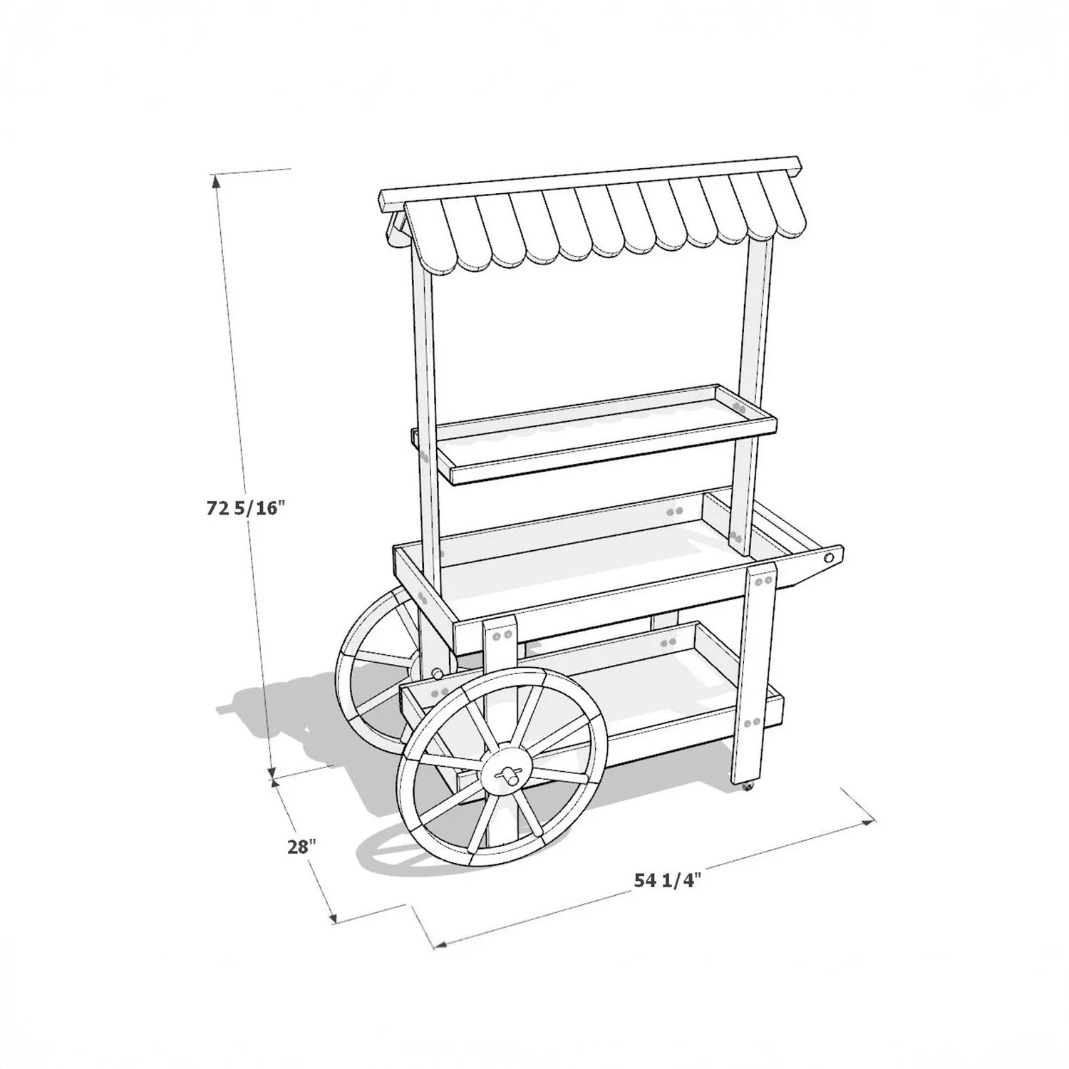 DIY Collapsible Event Cart - Afford Today