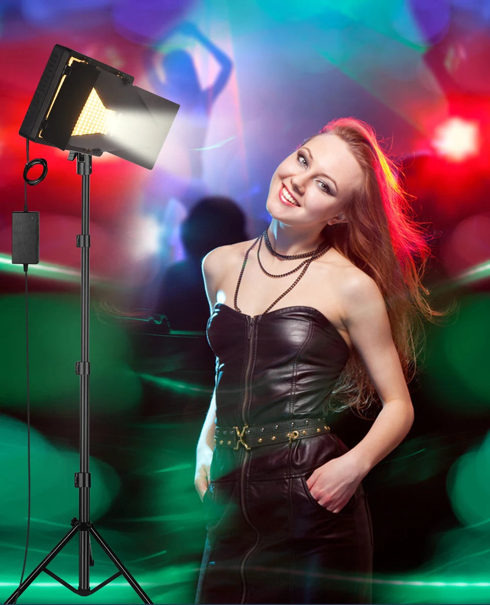 Nagnahz U800 LED Photo Studio Light for Tiktok Youbute Game Live Video Lighting Portable Video Recording Photography Panel Lamp - Afford Today