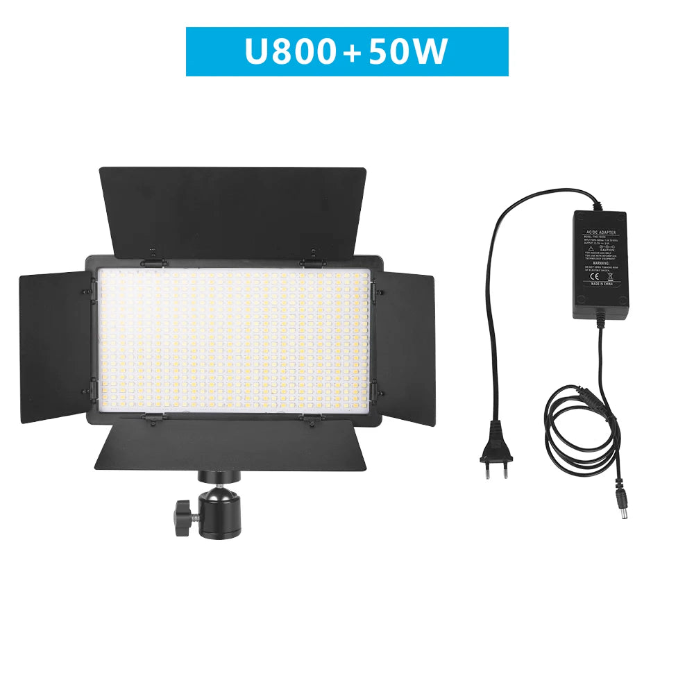 Nagnahz U800 LED Photo Studio Light for Tiktok Youbute Game Live Video Lighting Portable Video Recording Photography Panel Lamp - Afford Today