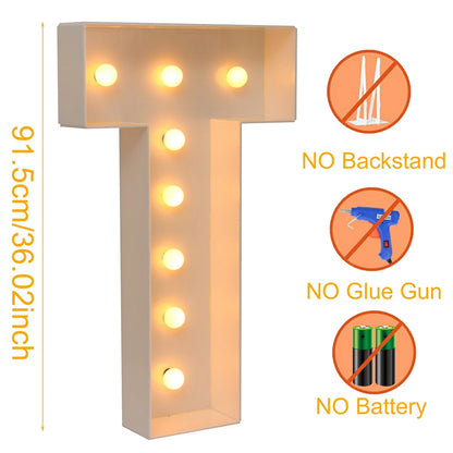 91.5CM Giant Letter Led Light Frame Box