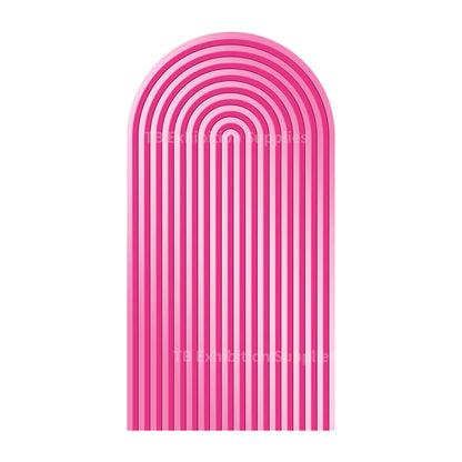 3D Line Arch Backdrop Cover for Wedding - Afford Today