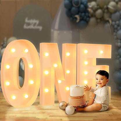 91.5CM Giant Letter Led Light Frame Box