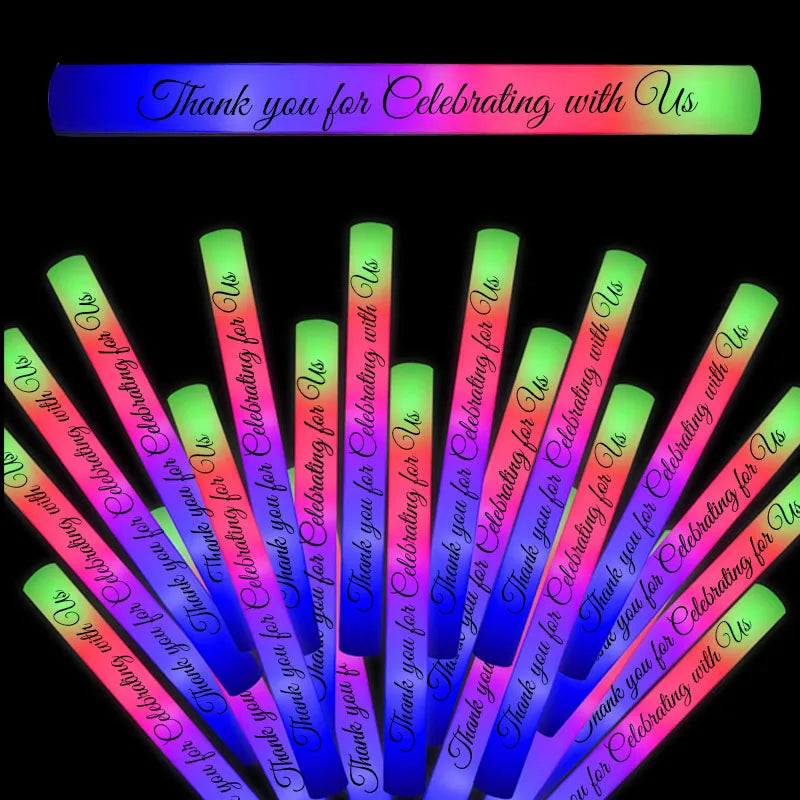 50-200Pcs Led Foam Wedding Glow Sticks - Afford Today