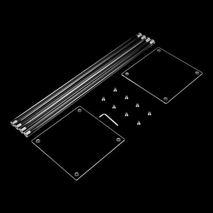 10Pcs Acrylic Vase Wedding Flower Stands Set 23.6&quot;H Clear Column Rack Geometric Display Stand for Home Party Wedding Decor - Afford Today