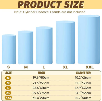 Cylinder Pedestal Stand Covers - Afford Today