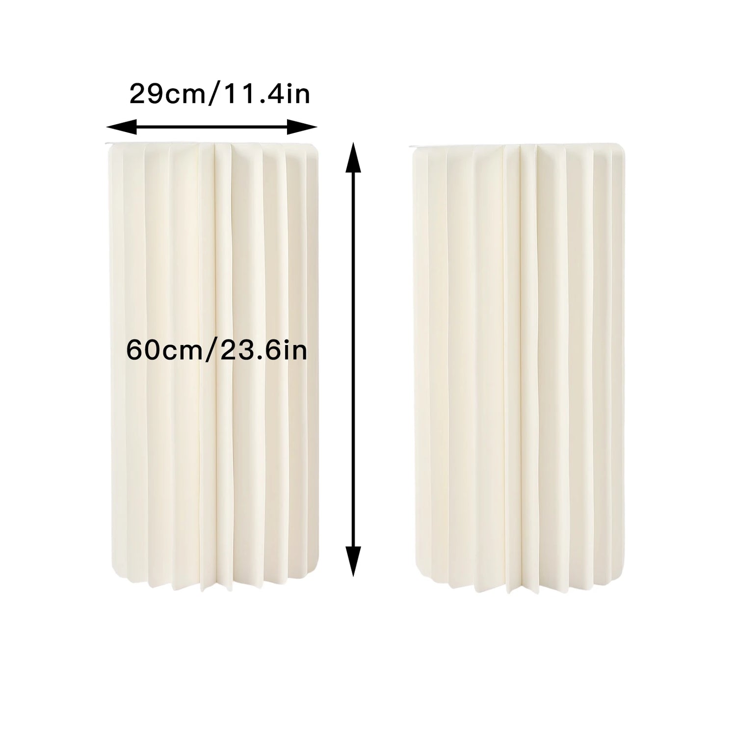 Wedding Centerpieces Cardboard Vases Set