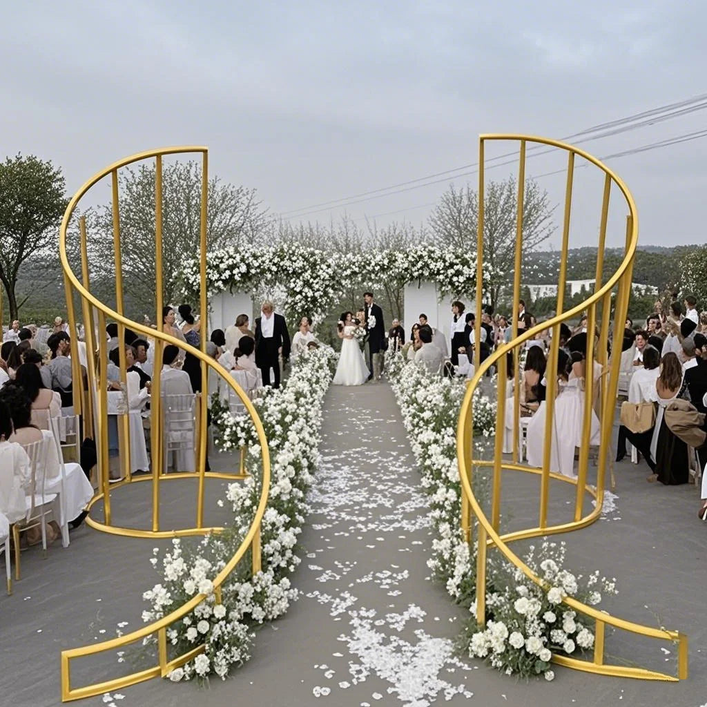 Wedding Stage Fence Arch Decoration - Afford Today