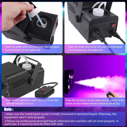 Wireless Remote Control Stage Fogger