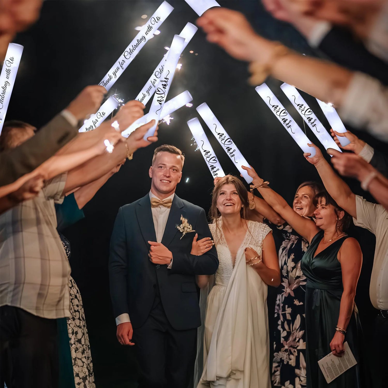 50-200Pcs Led Foam Wedding Glow Sticks - Afford Today