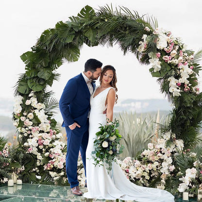 DIY Metal Circle Stand Wedding Arche - Afford Today