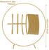 DIY Metal Circle Stand Wedding Arche - Afford Today