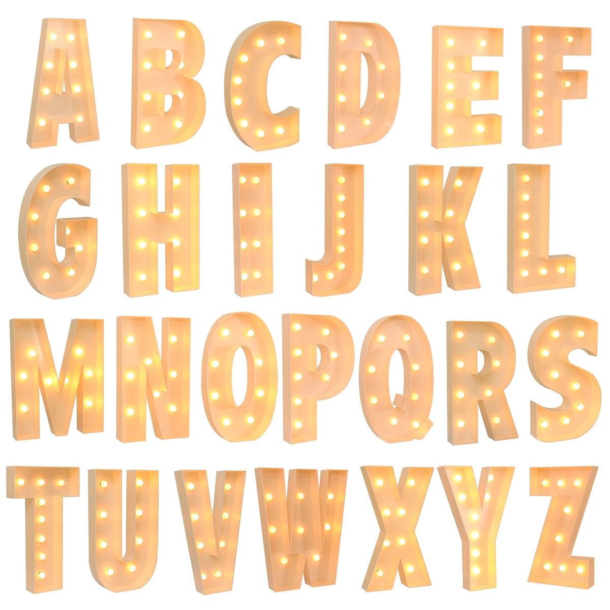 91.5CM Giant Letter Led Light Frame Box