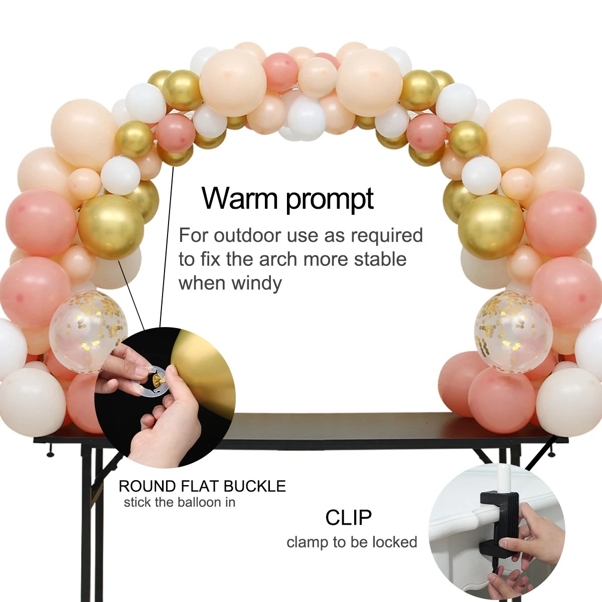 Adjustable Table Balloon Arch Stand Holder - Afford Today