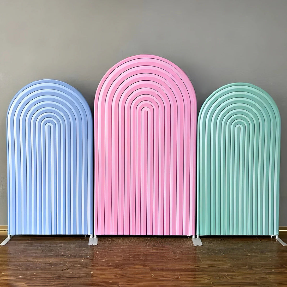 3D Line Arch Backdrop Cover for Wedding - Afford Today
