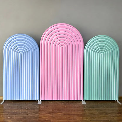 3D Line Arch Backdrop Cover for Wedding - Afford Today