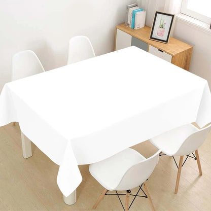 1/5 Pcs Multi Solid Color Disposable Plastic Tablecloth