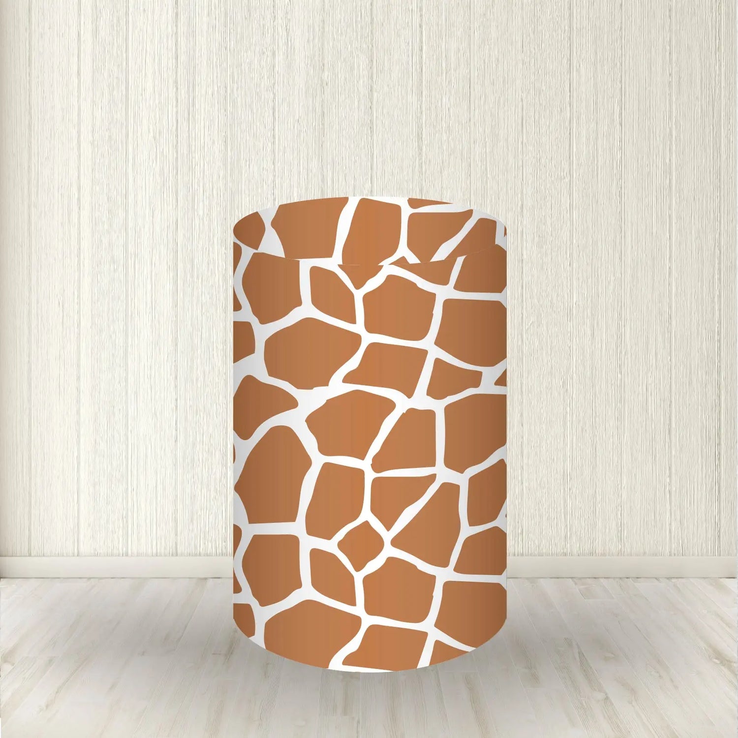 Wood Bark Texture Cylinder Pedestal Covers